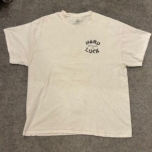 Hard Luck California Skeleton Biker T Shirt Adult XL